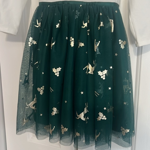 Reindeer holiday dress girls size 7 - Picture 3 of 7
